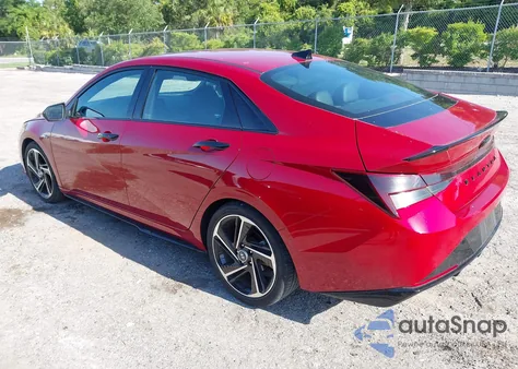 2023 Hyundai Elantra N Line z USA, uszkodzony, nr VIN KMHLR4AF9PU496055